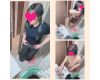 [Dressing room camera] The naked body of a slender beauty is ful