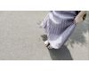 Japanese girl walks barefoot in the park part4