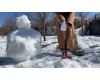 【Part21】Japanese girl walks barefoot in the snow