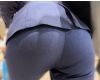 Walking record 0124 "Watching young office ladies' plump hips up