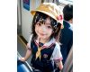 電車でぶっかけられた幼い女の子