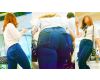 No.231 Close-up interview with a woman showing off her plump big