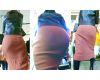 No.333 Close coverage of a woman whose tight buttocks and slende
