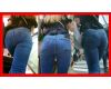 No.4 A girl with a plump butt sticking out from her skinny jeans