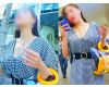 Gcolle PPV 983196 No.229白い美巨乳の谷間を露わにしてスケベアピールで周囲の乳好き男子たちを魅了するお姉さんに密着取材