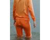 Wetlook Track suit orange seashore