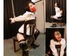CK14-16 Japanese Girl Chiaki Chair Tied in Long Boots FULL