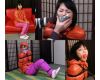 YR5-7 Japanese Lady Yuria Bound and Gagged in Down Jacket FULL