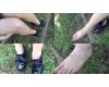 【動画】現役J　猛暑日に素足ローファーで1時間歩いた後のヌルヌル足の裏と匂いチェック+靴下履き　�