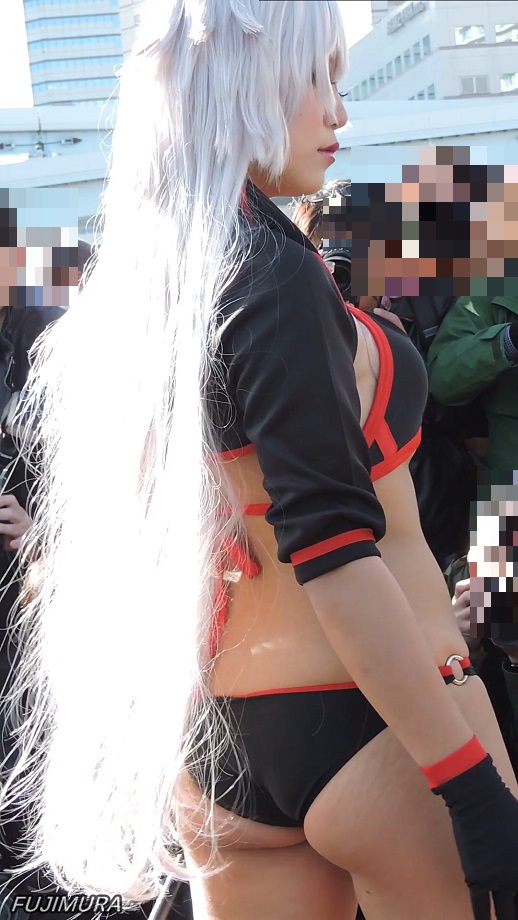 コスプレ2018冬下乳おっぱいエロ尻ほどよいお腹野外囲み【動画】イベント編 4116 gallery photo 3