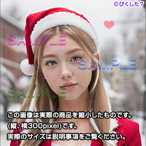 商用利用可能な女性デジタル写真素材_クリスマス_003