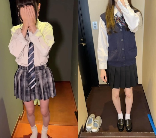 【下着買取現場 スレンダー選抜】「細いけどおっぱいあって白くて乳首はピンク」「さら」2名分完全版セット