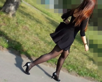 Gcolle 黒パンストにミニスカートの極上OL...お尻をぷりぷり 984432