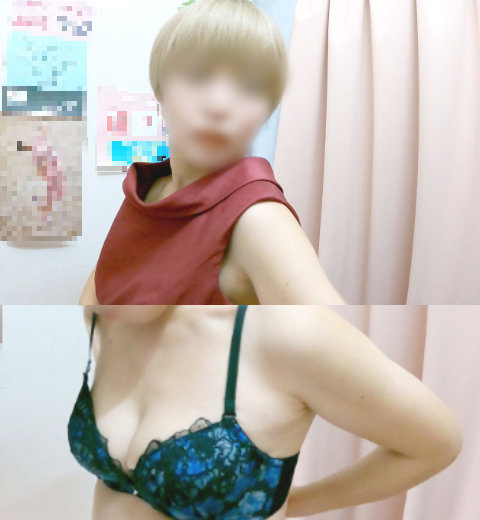 金髪美女の　　秘密にしておきたかったむっちりな身体　　僕のお店の試着室454 gallery photo 3