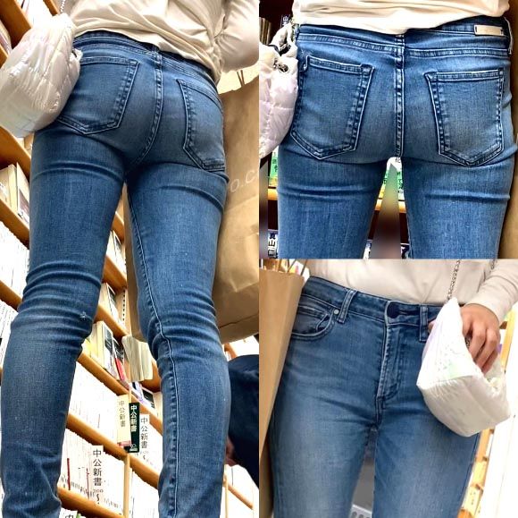 Gcolle SSS級お洒落美女の本格派スキニーデニム【街中風景160】 dmdm137.mp4 993559