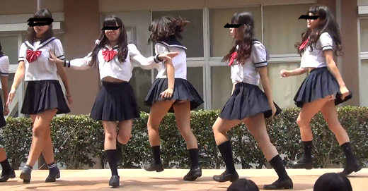 JK文化祭ダンス集合エロ こきつべっ！