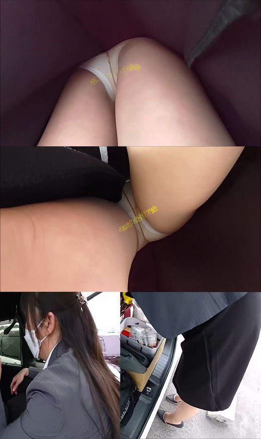 会社の同僚、社用車片付け中にパンチラ撮影！ NO. 7 gallery photo 2