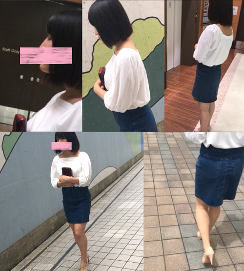 【純白パンティーをじっくりと。。】ロリっ娘ボブショートちゃんにエレベーター内でべったり粘着盗撮。 gallery photo 1