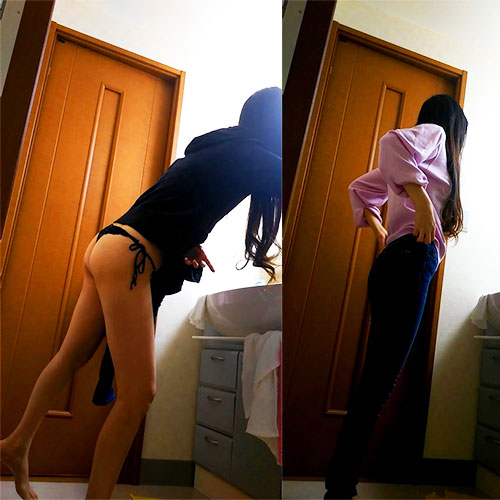 現役モデルの着替え盗撮【3日目】今回はセクシー紐パンツ!! 現役モデルの着替え盗撮【3日目】今回はセクシー紐パンツ!!