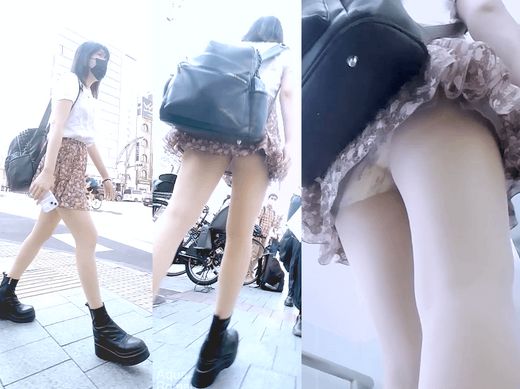 【怒涛の17分】私服or制服? 170cm級脚長お嬢様を連続逆さ gallery photo 3