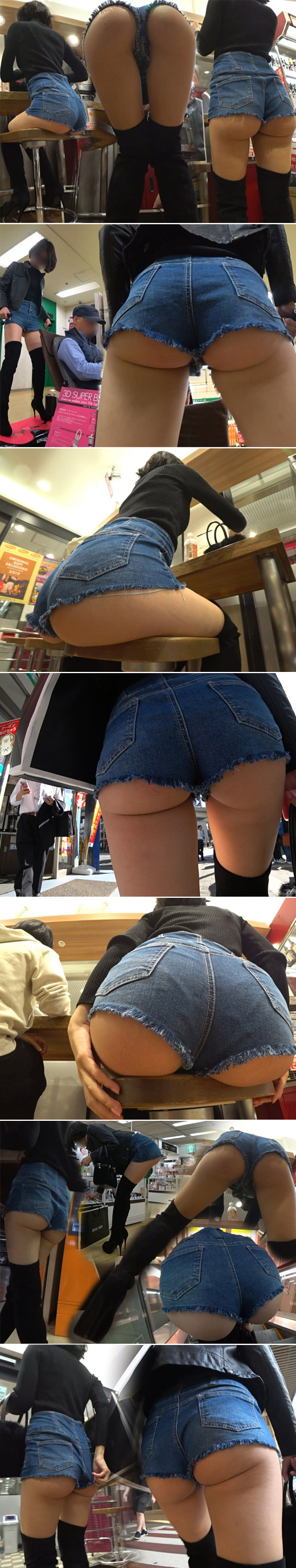 超高画質】美人コンパニオンの生尻！！極細クビレからの超桃尻ラインがヤバすぎ！！はみケツ⇒半ケツに股間も限界突破⤴ - MoreT-ON