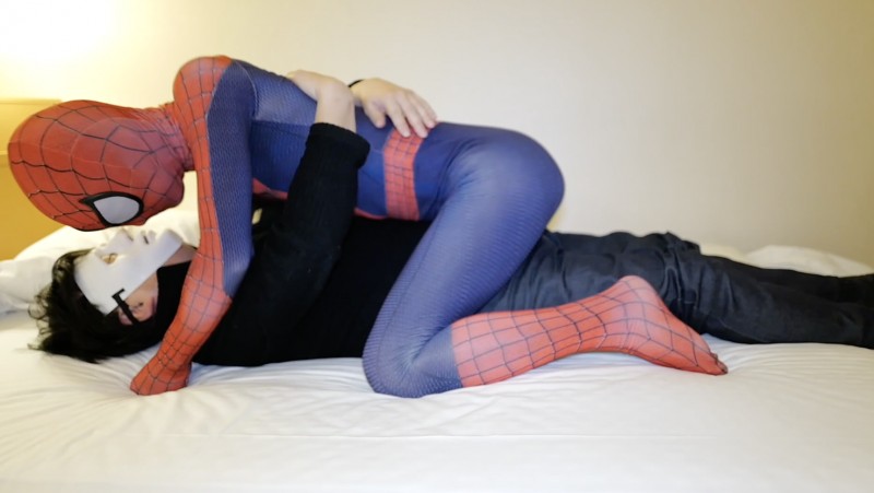 ゼンタイフェチ見せつけスパイダーマン ゼンタイフェチ見せつけスパイダーマン