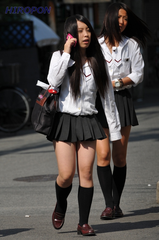 HIROPON街撮り 制服ミニスカ 制服ＪＫ通学編113 - HIROPON