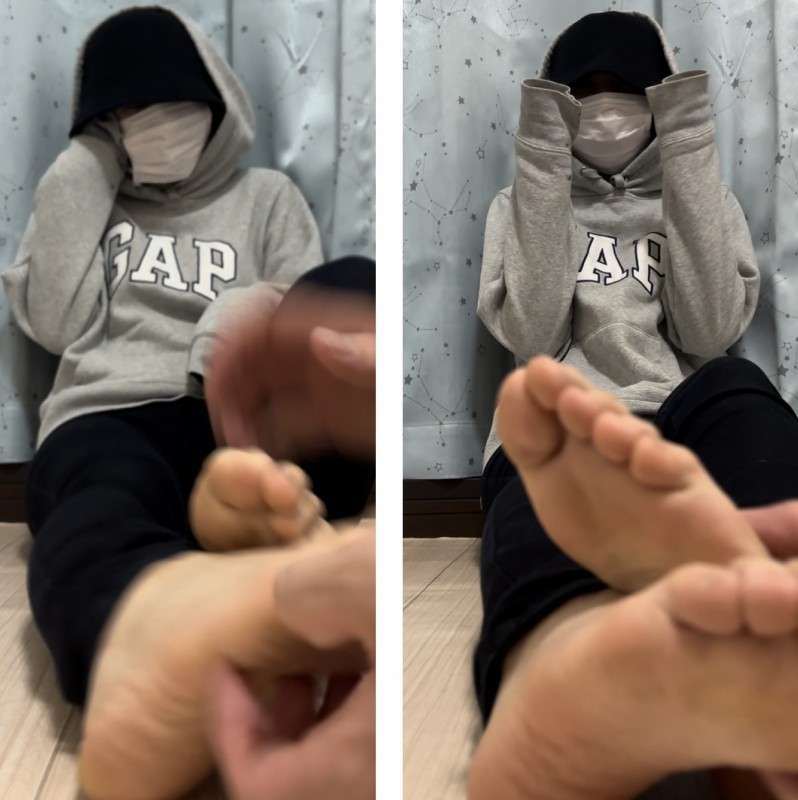 Gcolle 金髪色白美女超激弱22.5cm足裏くすぐり！4分37秒 IMG_1175.mov 950010
