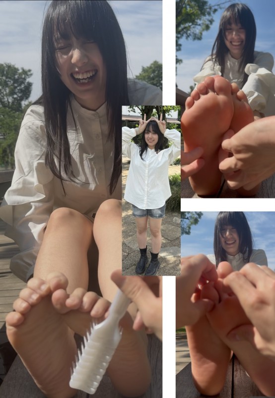 すもーくはーとさん23.5cm激弱素足履き足裏くすぐりグーパー！7分14秒