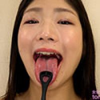 【舌フェチ唾フェチ】滝ゆいなのエロ長い舌・唾・口の臭い堪能コース2 