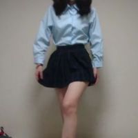 Self portrait posted video Change to girls' school uniform uni