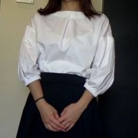 A beautiful OL raised my skirt. [Amateur original personal photo