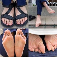 [Foot fetish] Greek-style feet! Close-up shot of Saya's feet at