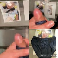 【再販】美人女上司の下着とスナップ写真にぶっかけ❤️ 