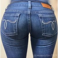 職業モデル☆moussyデニム❤️美尻ジーンズ👖スキニー尻