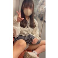 JD盗撮日記46 初登場!!まさかの清楚系と思いきや小悪魔系アイドル!?激カワ現役痴女っ娘JDを電車内で盗撮【※完全主観23分超