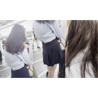 梟の痴〇報告117(朝の最強にミニスカートで乗る女子大生に生マン)