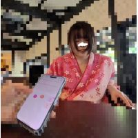 温泉施設で遠隔バイブしてイキ顔を見られまくる人妻