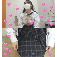 【天】いつもごめんね！青春満喫爆乳白カワ天使ちゃんのスカートに計画的精子大暴発で今回も怒られました！怒ってるのに超可愛い映像 