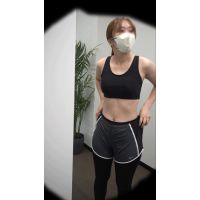 【某トレーニングジムの裏側vol.11】色白Dカップ人妻さんのパンツに濃厚射精…無防備に履く背徳映像。 