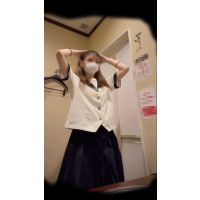【某トレーニングジムの裏側vol.12】水泳部の超絶美女生着替え一部始終。顔に似合わず剛毛。 