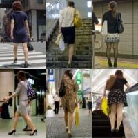 Hosed legs of a lady in Japan - 05