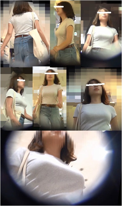 【街撮り動画Part12】美巨乳揺れ女子大生 gallery photo 1