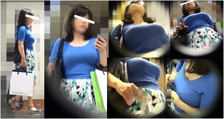 【街撮り動画Part118】ド迫力爆乳お姉さん gallery photo 1