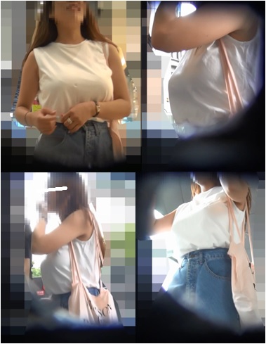 【街撮り動画Part23】美巨乳揺れ女子大生 gallery photo 1