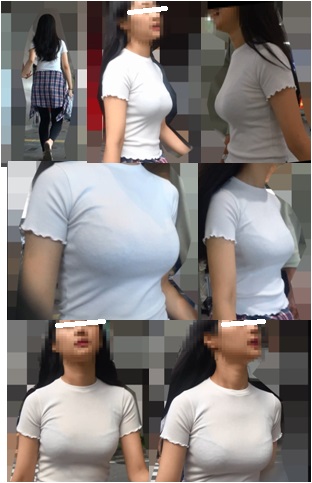 街撮巨乳 