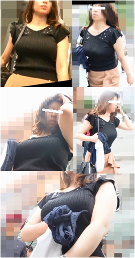 【街撮り動画Part105】色っぽいOLさんのFカップ揺れ gallery photo 1