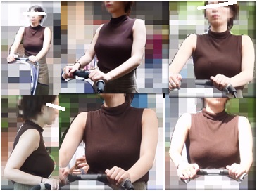 【街撮り動画Part120】清楚ママの巨乳プルプル揺れ gallery photo 1