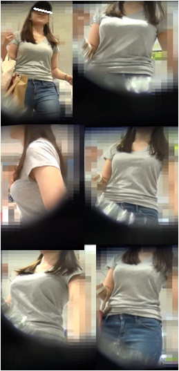 【街撮り動画Part106】女子大生の美巨乳揺れ gallery photo 1