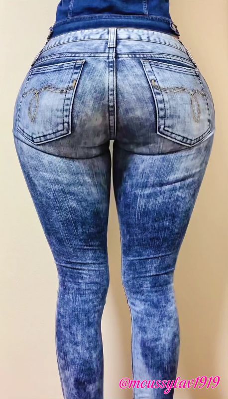 Gcolle moussyギャルスキニー👖✨むちむちすぎる❗超エロデニム尻❤ 984492